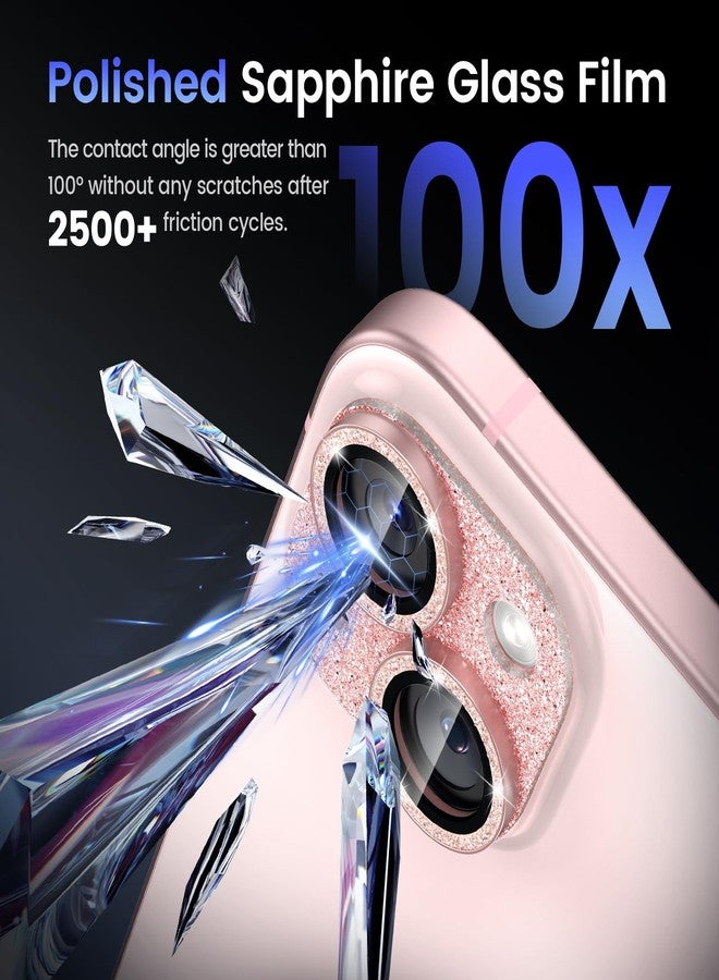 Tensea for iPhone 15 / iPhone 15 Plus Camera Lens Protector, Metal Aluminum Alloy Tempered Glass Cover Camera Screen Protector Accessories, Case Friendly for iPhone 15 / iPhone 15Plus 2023 - Image 5