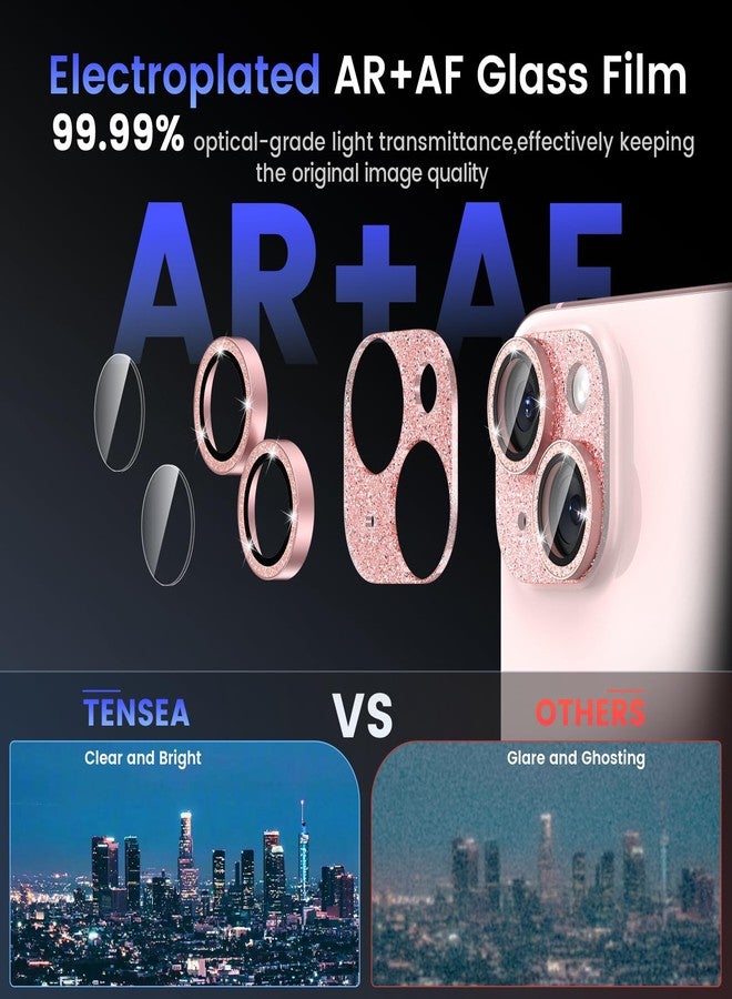 Tensea for iPhone 15 / iPhone 15 Plus Camera Lens Protector, Metal Aluminum Alloy Tempered Glass Cover Camera Screen Protector Accessories, Case Friendly for iPhone 15 / iPhone 15Plus 2023 - Image 3