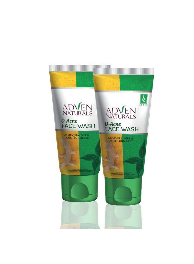 Adven Naturals Dacne With Aloevera Neem & Turmeric Face Wash (100 G) Pack Of 2 - Image 2
