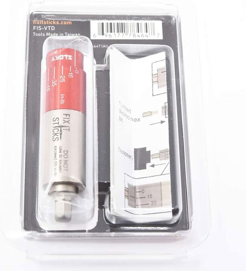 Fix It Sticks Tightening +/- 10% Accurate 15-65 inch-lbs All-In-One Torque Driver Tool - Image 2