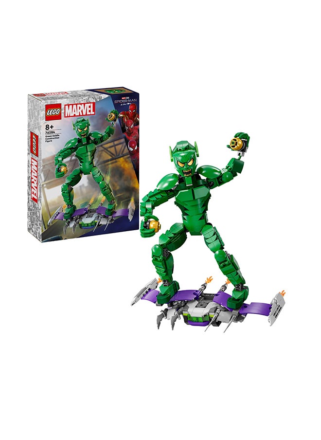 LEGO - 76284 شخصية بناء غرين جوبلين من مارفل، لعبة بناء يمكن تحريكها للأطفال مع طائرة شراعية وقنابل قرع، هدية للأولاد والبنات الذين تتراوح أعمارهم بين 8 سنوات فما فوق (471 قطعة) - Image 1