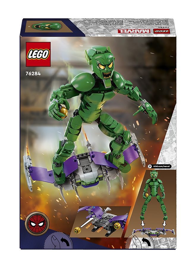LEGO Super Heroes Green Goblin Construction Figure 76284 (471) Pieces  - Image 3