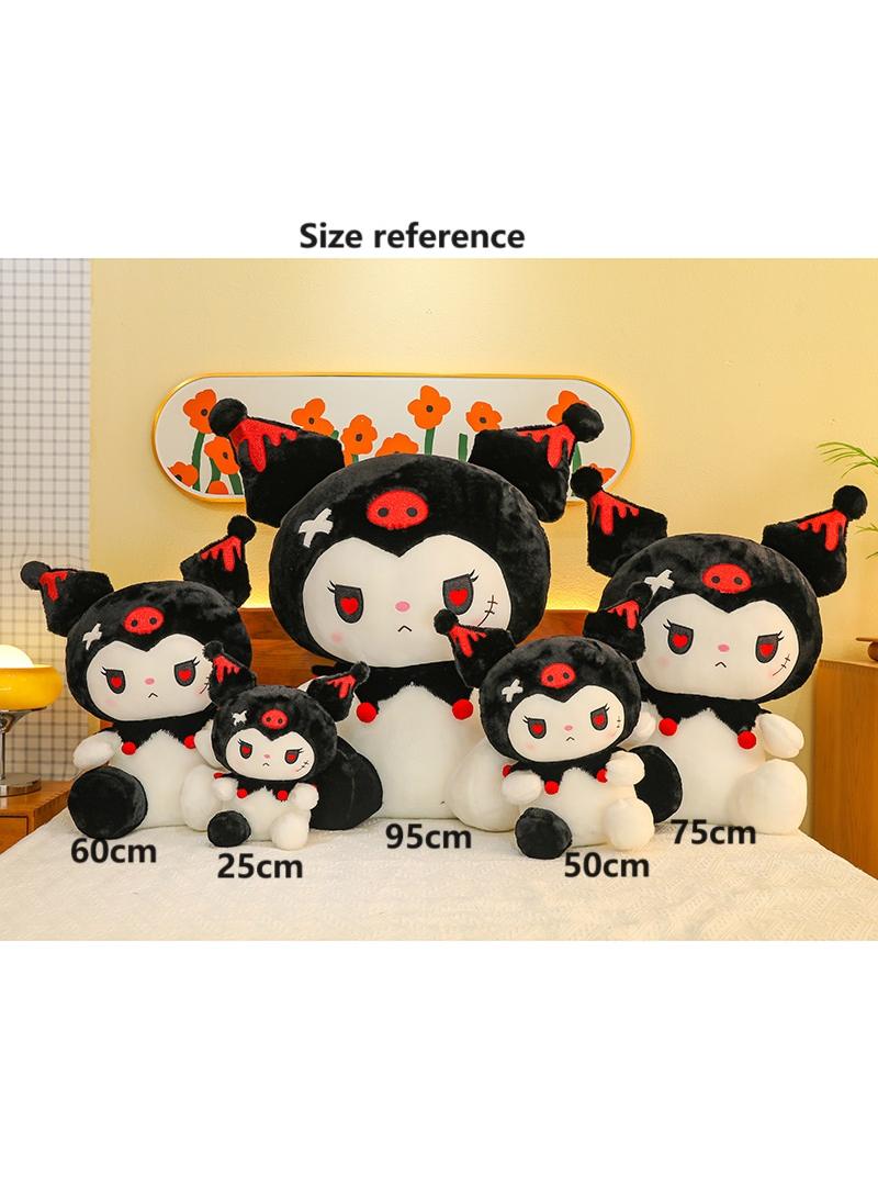 general 1 Pcs Sanrio Plush Toys Cute Stuffed Demon Kuromi Doll Soft Anime Cartoon Plushie Home Decor Appease Girl Gift - Image 2