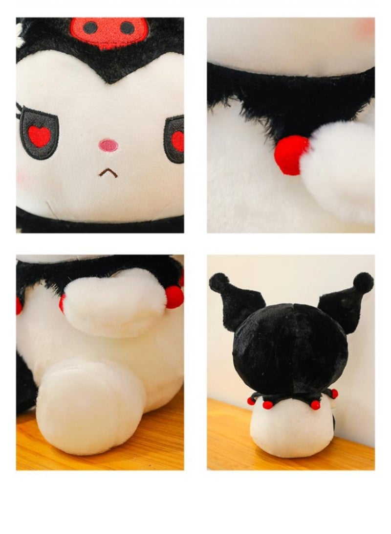 general 1 Pcs Sanrio Plush Toys Cute Stuffed Demon Kuromi Doll Soft Anime Cartoon Plushie Home Decor Appease Girl Gift - Image 3