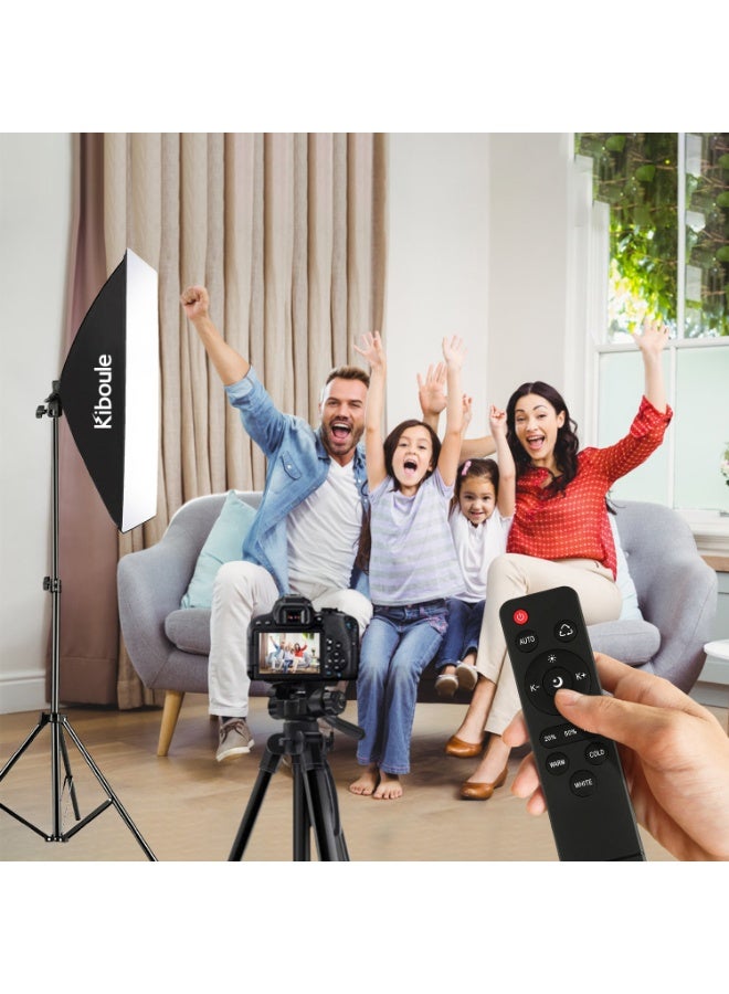 كيبول استوديو التصوير الفوتوغرافي ضوء كيت سوفتبوكس الإضاءة مجموعة - Image 4