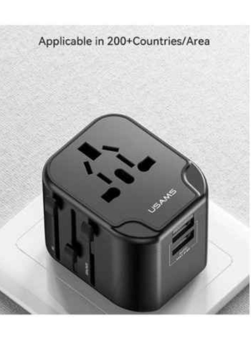 Usams 12W Dual USB Universal Travel Charger - Image 2