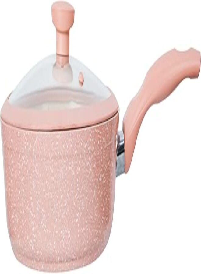 Top chef Granite saute pan size 26 Rose glass Lid