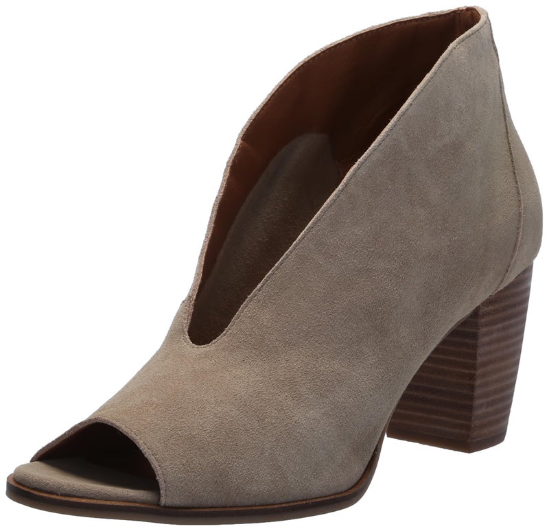 Lucky Brand Joal Peep Toe Bootie, Dune, 12