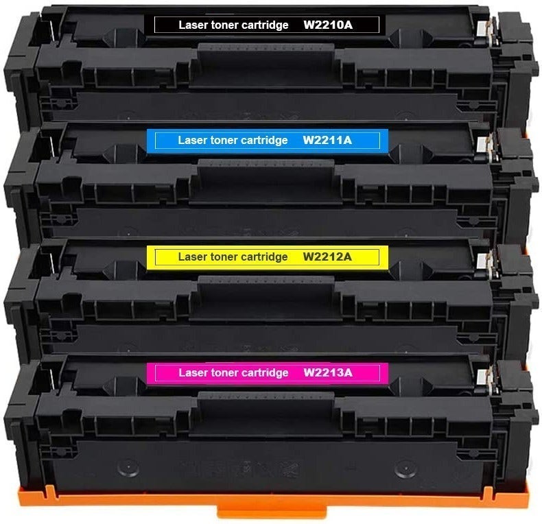 اينك باور خرطوشة حبر 207A متوافقة مع حبر HP W2210A وW2211A وW2212A وW2213A، تعمل مع طابعات Color Pro M255dw وM255nw MFP وM282nw M283 Series، مجموعة واحدة (مع شريحة) - Image 4