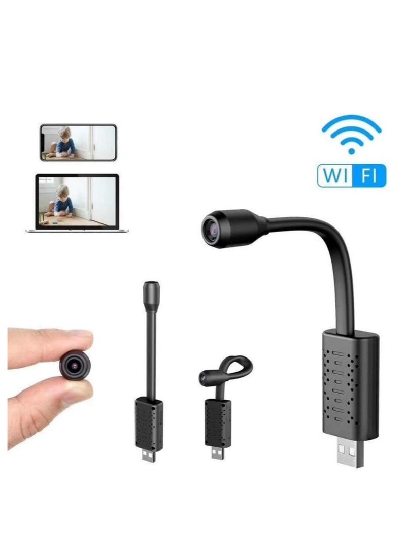 ELTRAZONE USB Camera Portable Wifi Camera Mini Wireless USB IP Camera Flexible 360 Degree Video Motion Detection Camera - Image 3