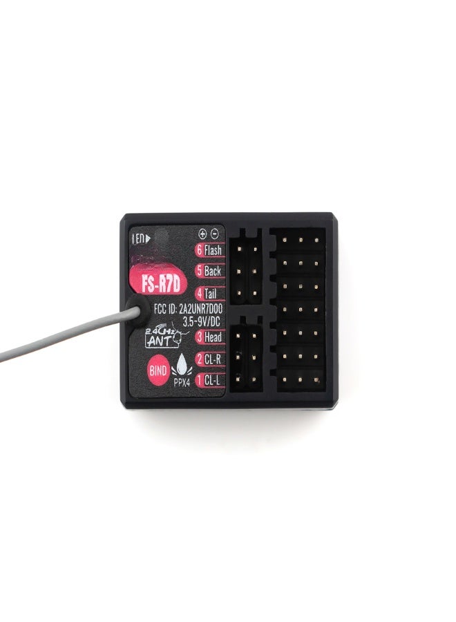 FLYSKY Receiver FS-R7D 7CH 2.4G Receiver Can Be PPM/IBUS Output for Remote Control Car - Image 4