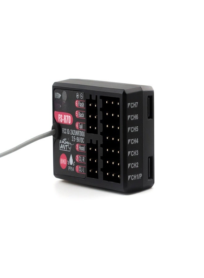 FLYSKY Receiver FS-R7D 7CH 2.4G Receiver Can Be PPM/IBUS Output for Remote Control Car - Image 3