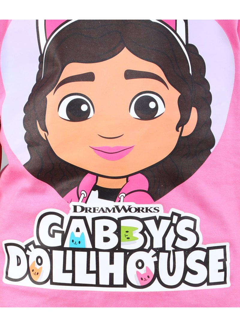 غابيز دول هاوس بيت الدمى غابي - طقم قصير الأكمام وشورت للبنات - Image 5