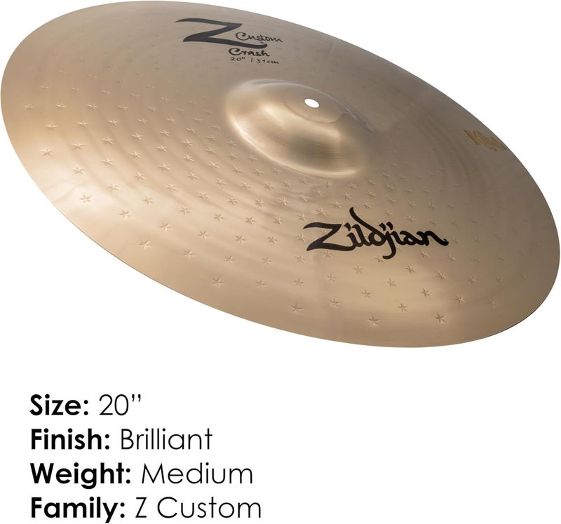Zildjian Z Custom Crash Cymbal - 20 Inch - Image 2