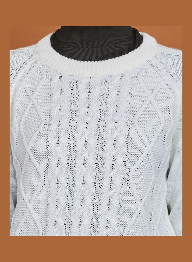 Styli Regular Length Cable Knit Regular Fit Sweater