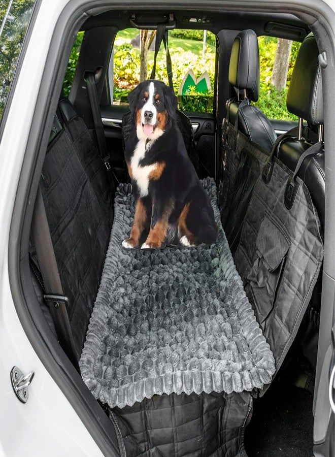 TGODGPY Non-Slip Dog Bed Mat for Car, Fuzzy Backseat Pet Mat, Travel Pet-Friendly Seat Cover for Cars, Compatible with Backseat Extenders and Seat Protectors 24.8x54 inch - Image 1