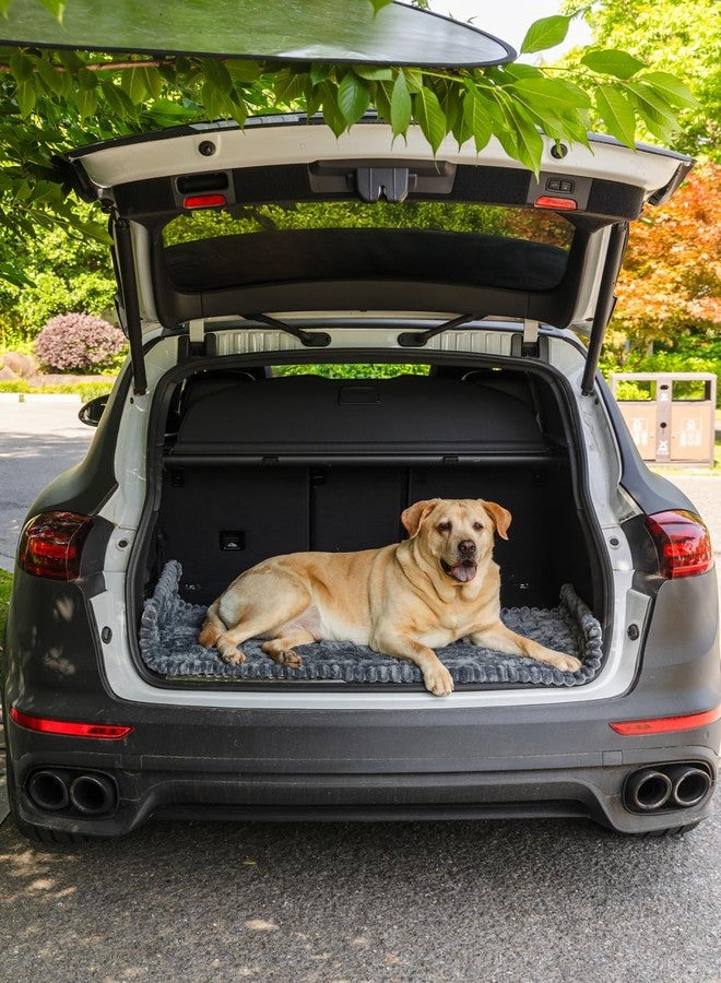 TGODGPY Non-Slip Dog Bed Mat for Car, Fuzzy Backseat Pet Mat, Travel Pet-Friendly Seat Cover for Cars, Compatible with Backseat Extenders and Seat Protectors 24.8x54 inch - Image 3