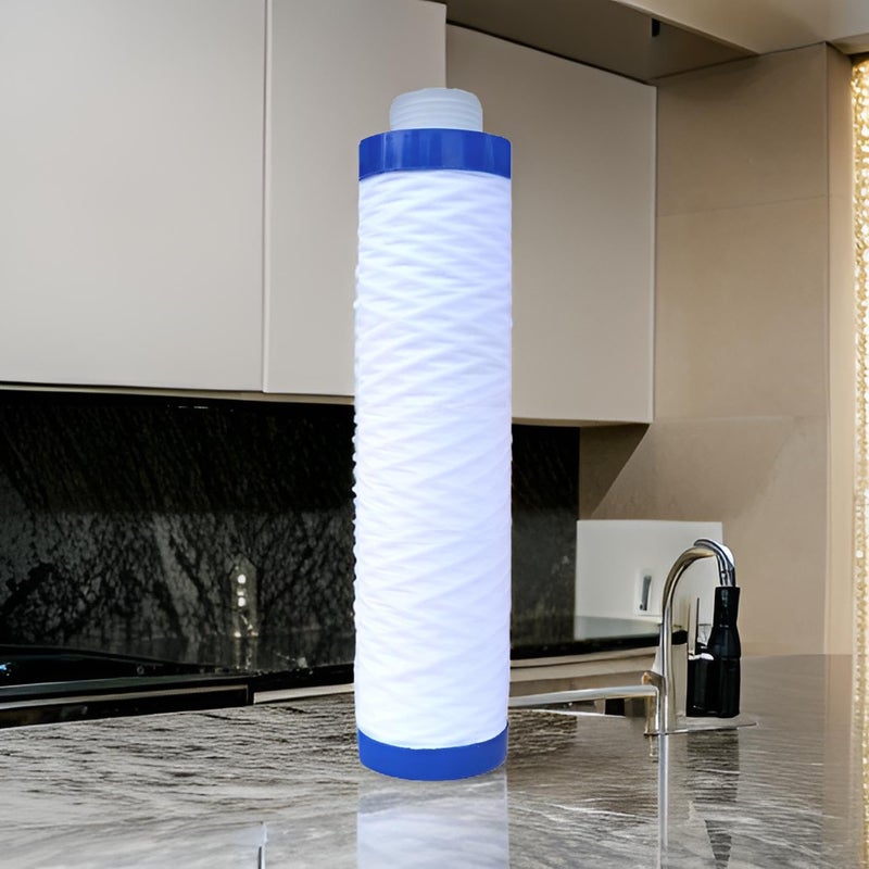 Pre Filter for Water Purifier 9 inch PP Yarn Wound Filter Threaded Candle Cartridge Compatible with AquaGuard Pre Filter LivPure Pre Filter LG and All Other Brands 1  - Image 3