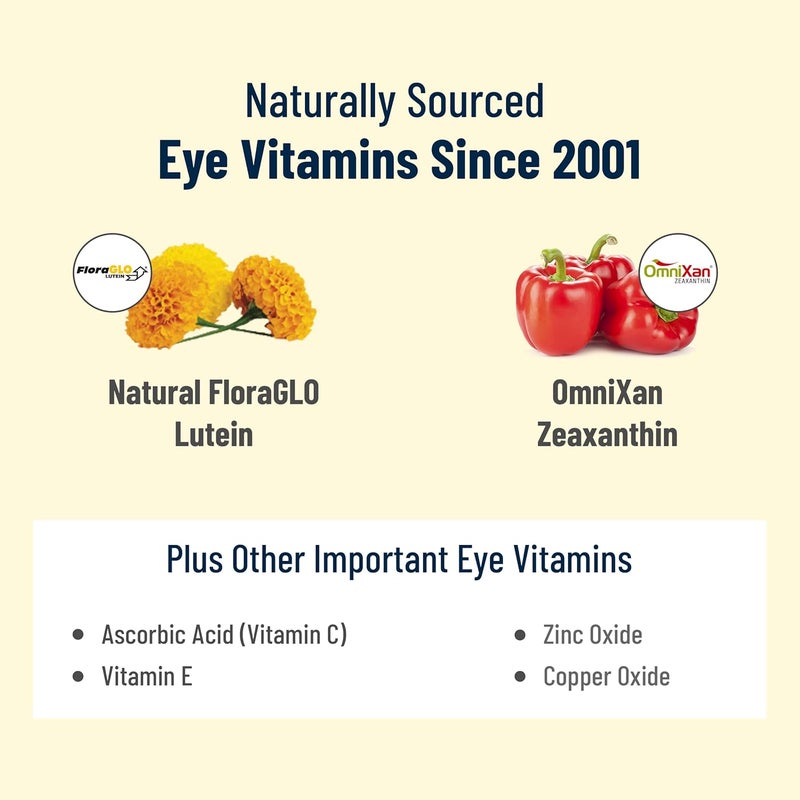 VisiVite AREDS 2 Select Eye Vitamins for Macular Support  Vitamins for Eyes with Zeaxanthin Plus Lutein Macular Supplement  Premium Macular Health Formula  Eye Supplements for Adults  60 Capsules - Image 4
