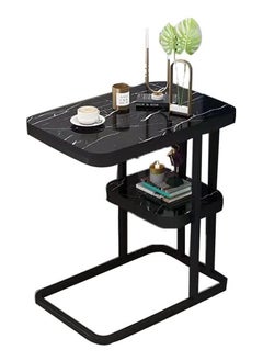 DubaiGallery Home Sofa Table, Wooden Side Table Large Area Center Coffee Table Apartment Office Reception Room Reception Table  - Image 1