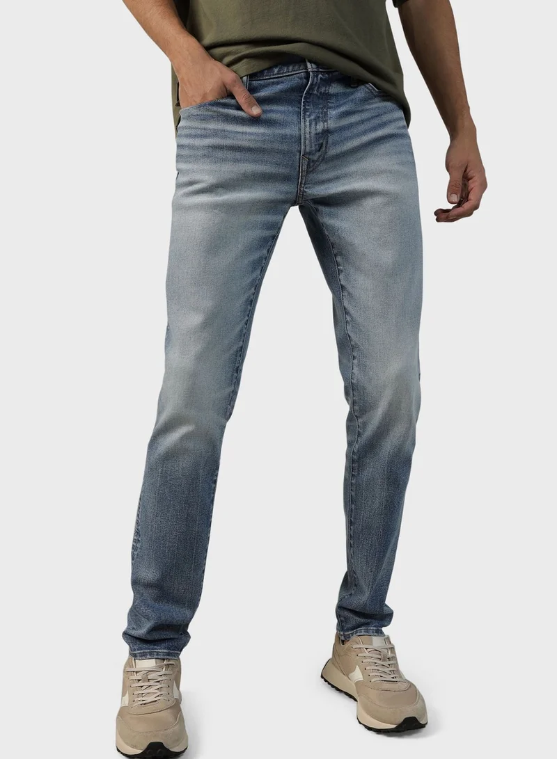 American Eagle Mid Wash Skinny Fit Jeans