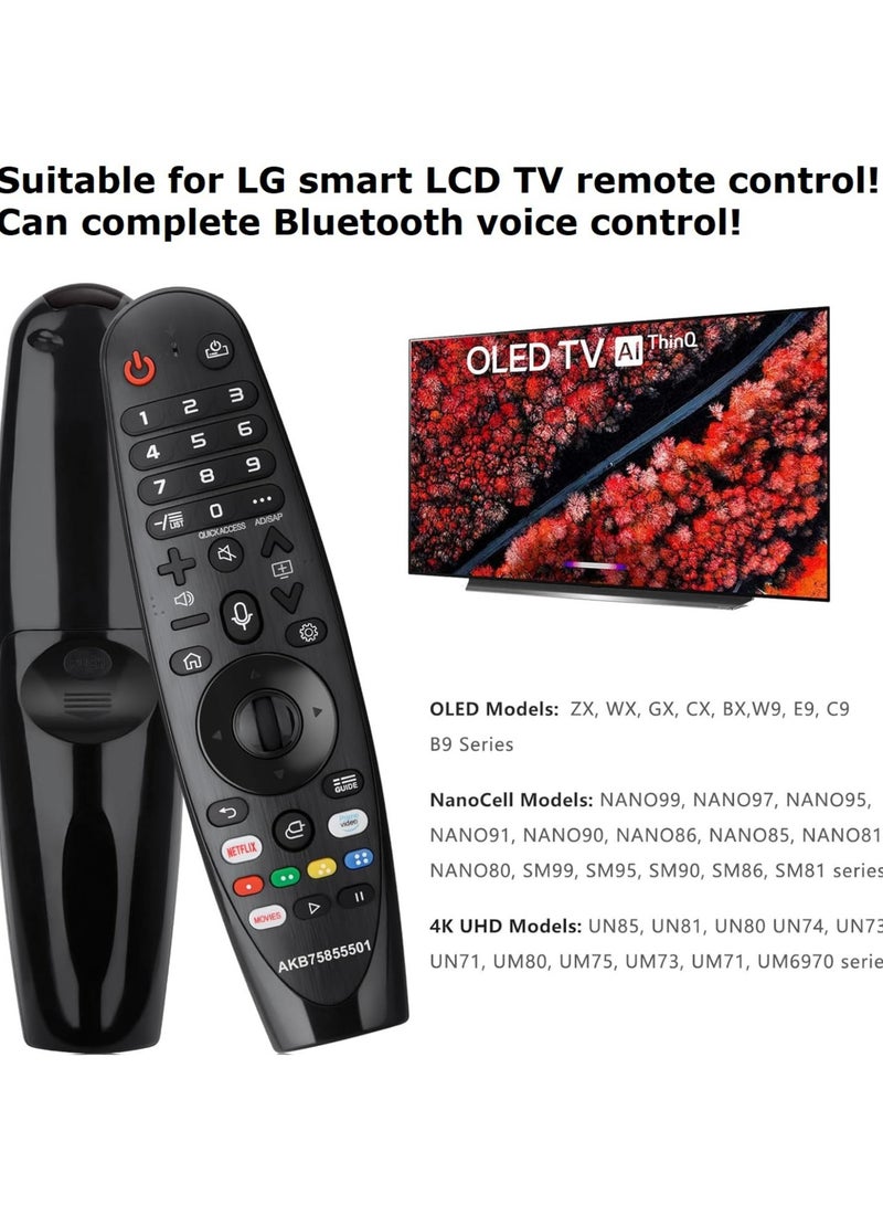جهاز التحكم عن بُعد السحري الصوتي AKB75855501 لجهاز LG AN-MR20GA AN-MR19BA التلفاز الذكي بديل جهاز التحكم السحري، مع وظيفة المؤشر - Image 2