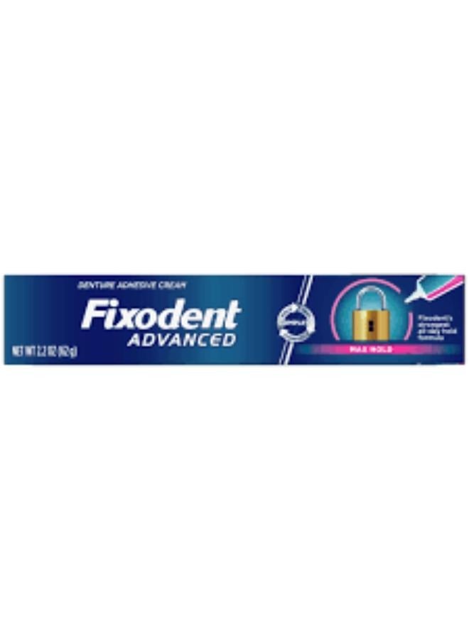 Fixodent Advanced Denture Adhesive cream 62 gm