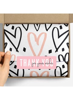 Depend Thank You For Your Order Stickers, Pink Thank You Stickers Small Business, Eye-Catching Design, Packaging For Small Business, Order, Decoration, Gifts, 2 Rolls With 240 Labels (Pink)  - Image 5