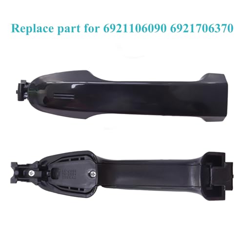 Atunee 6921106090 Outside Door Handle Front Left Driver Side Exterior Door Handle for 2012-2017 Toyota Camry -Black - Image 3