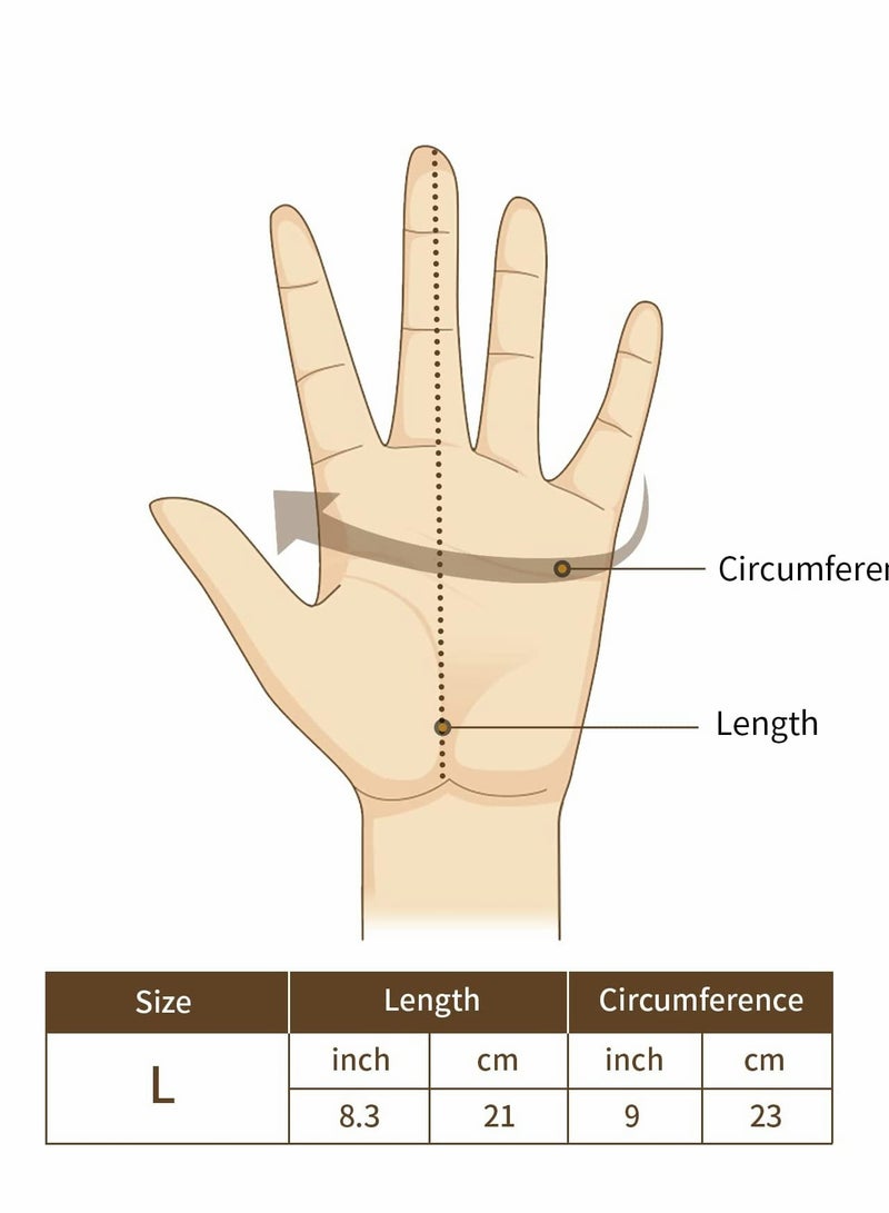 Barakah Beekeeping Gloves Goatskin Large Protective Gloves, for Beekeeper 50CM with Vented Sleeves - Image 2