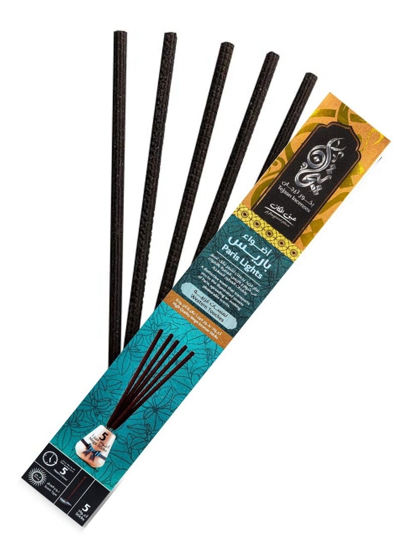 Paris Lights Incense from Tijan - High Quality Incense - Pack contains 5 sticks - Lasts for 5 hours