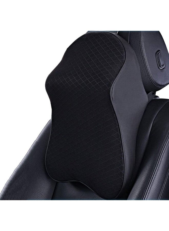 Car Neck Rest Pillow – Memory Foam Headrest Cushion for Neck & Cervical Support, Relieves Neck Pain, Comfortable for Long Drives - Image 1