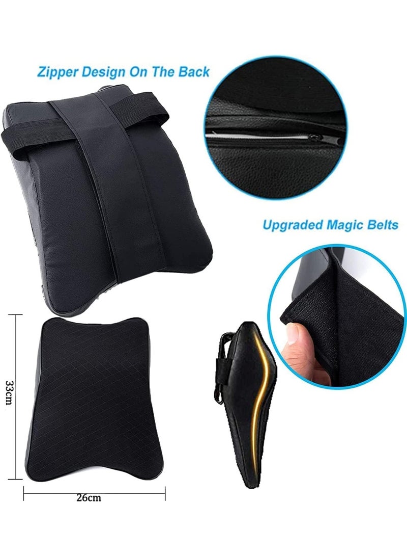 Car Neck Rest Pillow – Memory Foam Headrest Cushion for Neck & Cervical Support, Relieves Neck Pain, Comfortable for Long Drives - Image 3