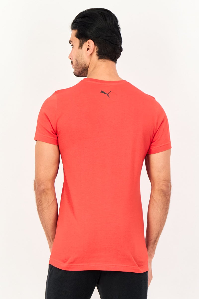 PUMA Men Slim Fit Short Sleeve Outdoor T-Shirt, Red - Image 3