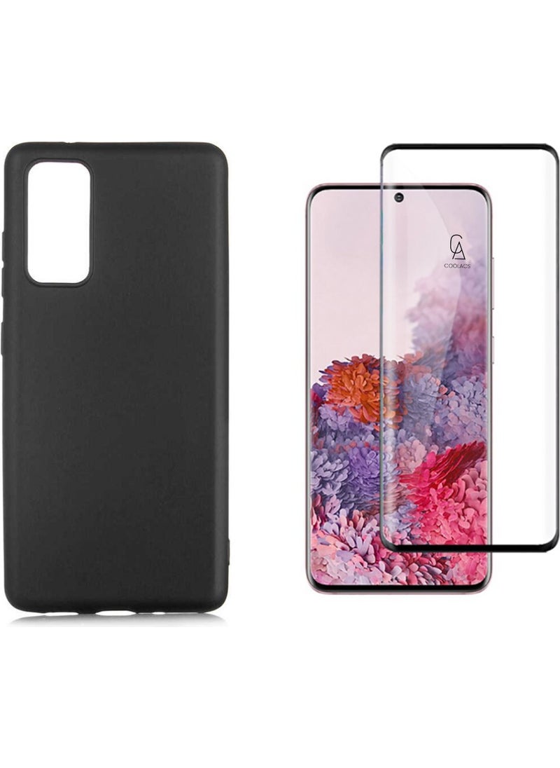 Coolacs - Phone Case Compatible with Samsung Galaxy S20 Fe and 5d Full Covering Glass Screen Protector - Image 1