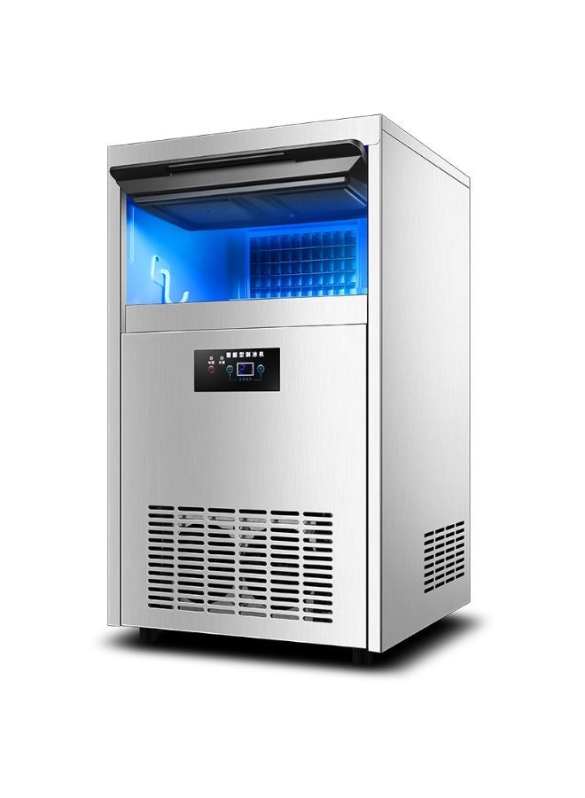 سنو فيلج قرية سنو Snow Village KB-30 آلة صنع ثلج مكعبات تجارية، مستقلة، بسعة إنتاج 30 كجم/24 ساعة، مع خزان لتخزين الثلج، مبردة هوائيًا، بقوة 190 واط، من الفولاذ المقاوم للصدأ، للمطاعم والمقاهي والحانات. - Image 1