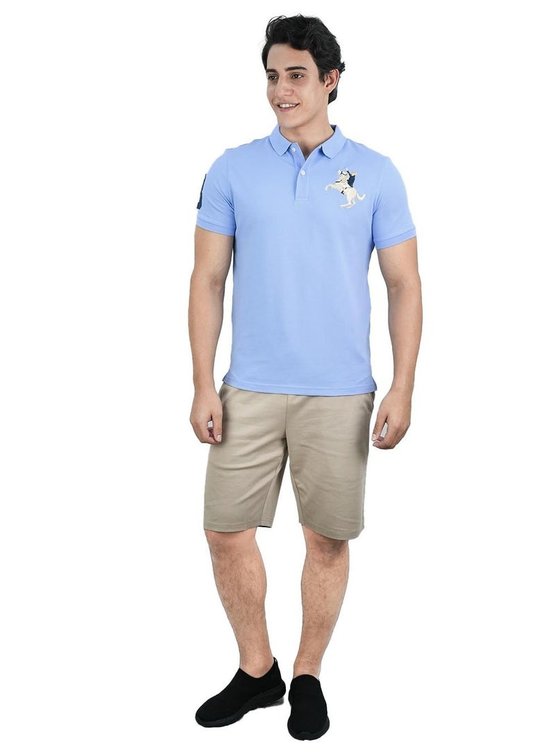 GIORDANO Men's Slim Fit Cotton Short Sleeve Polo - Image 2