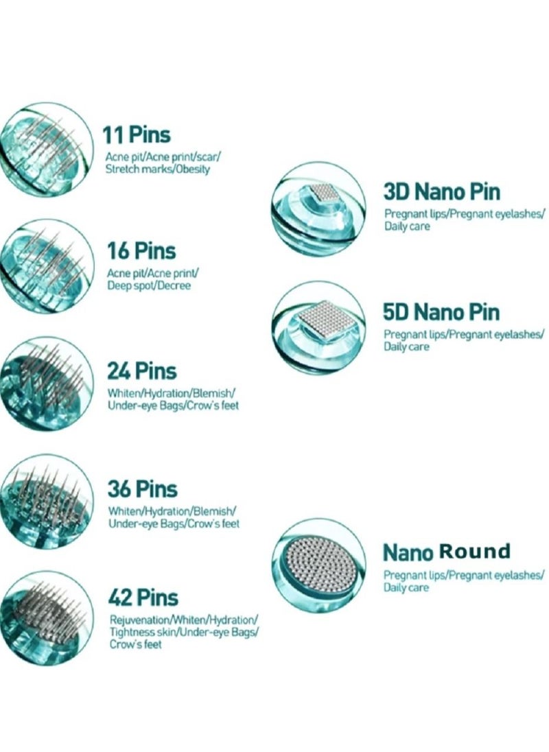 Dr.pen 10pcs Dr.pen A6S Needle Cartridge 42Pin Needles Derma Pen Replacement Cartridges  - Image 3