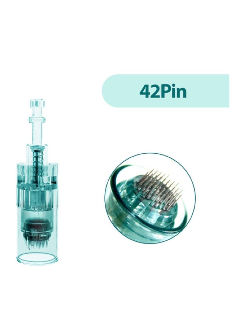 Dr.pen 10pcs Dr.pen A6S Needle Cartridge 42Pin Needles Derma Pen Replacement Cartridges  - Image 2