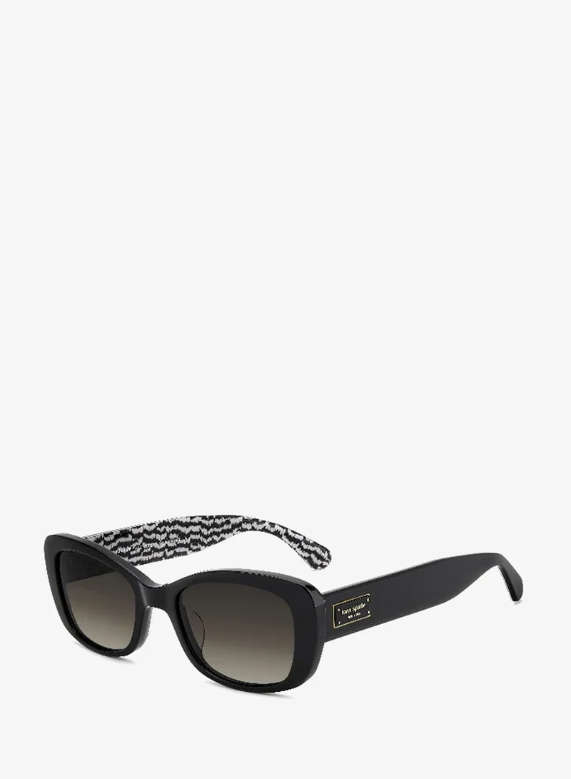 كيت سبيد KATE SPADE KS BERYL 2/G/S Sunglasses Black Rectangular