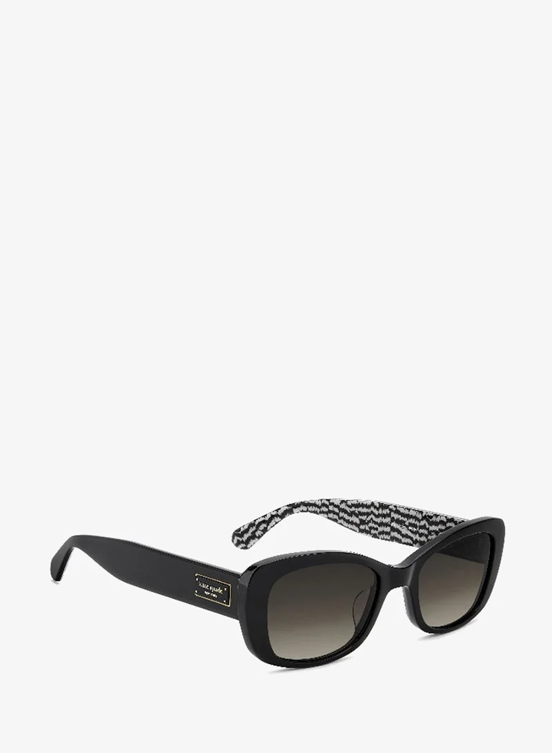 كيت سبيد KATE SPADE KS BERYL 2/G/S Sunglasses Black Rectangular