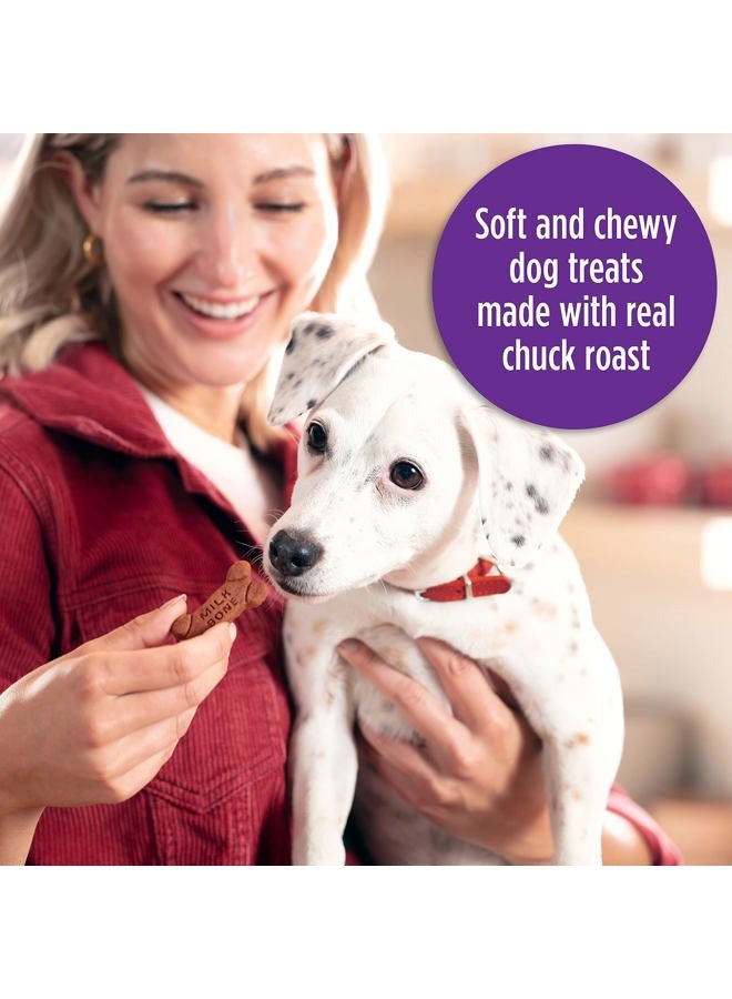 MILK-BONE Soft & Chewy Dog Treats, Beef & Filet Mignon Recipe, 25 Ounce  - Image 4