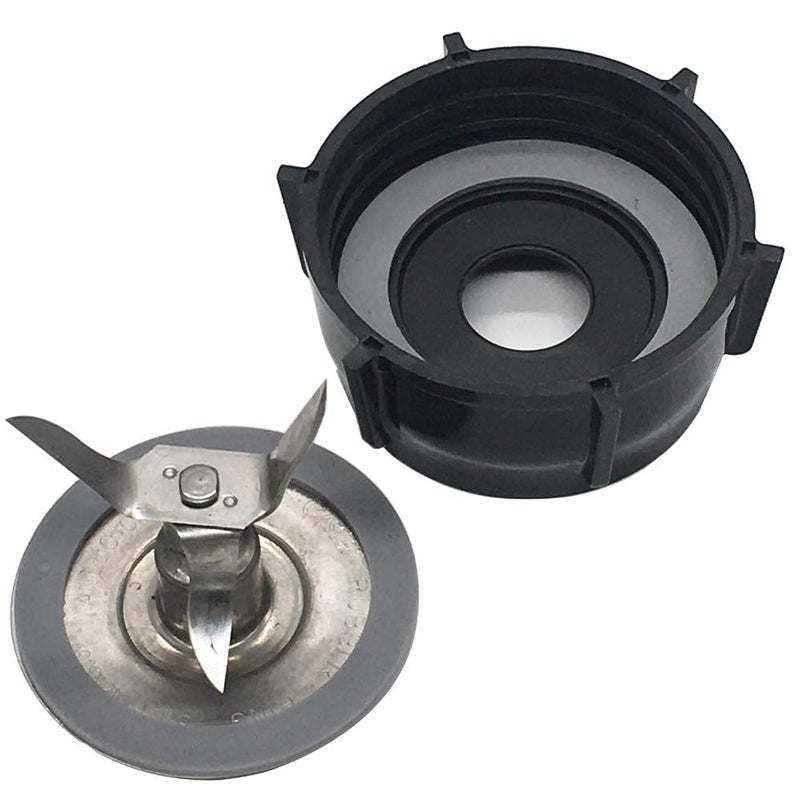 JOYSTAR Replacement 4961 Ice Crusher Blade with Blender Jar Bottom Cap 2 Rubber O Ring Sealing Ring Gaskets ComboCompatible with Oster Classic Series blender Oster osterizer blender