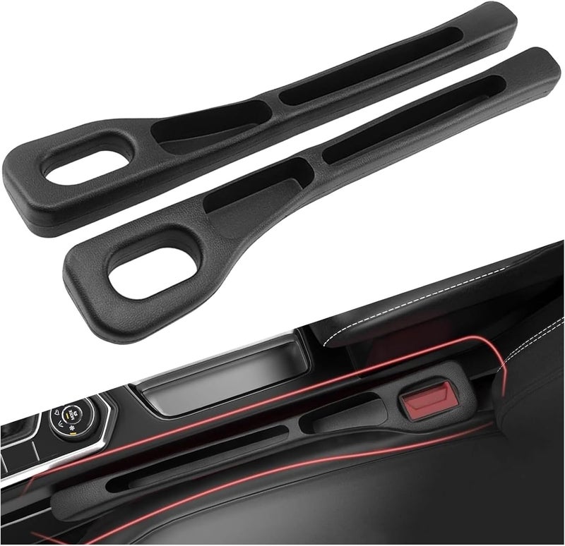 Funngy Car Seat Gap Filler Organiser - 2 PCS Leak-Proof Storage Box for Phones, Keys, and Cards - Image 1