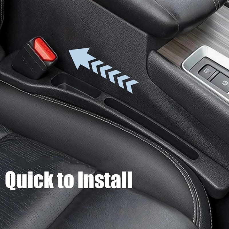 Funngy Car Seat Gap Filler Organiser - 2 PCS Leak-Proof Storage Box for Phones, Keys, and Cards - Image 5