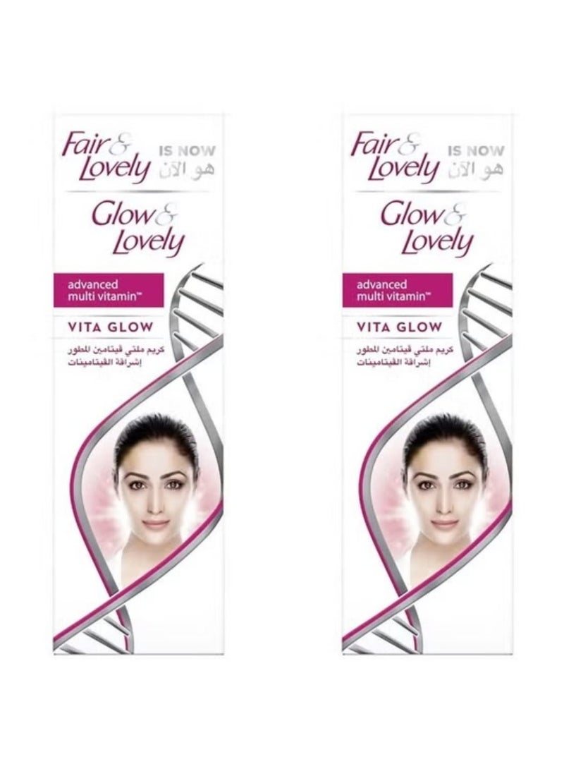 Fair & Lovely Advanced Multi-Vitamin Face Cream to give you fresh skin 25 grams - 2 pieces - Image 1