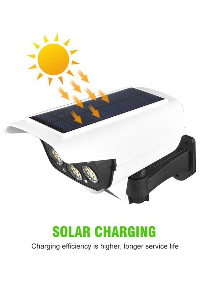 Crony JD-2178T مصباح حائط بكاميرا محاكاة للطاقة الشمسية مصباح حائط بكاميرا محاكاة للطاقة الشمسية مع جهاز تحكم عن بعد وإضاءة حائط خارجية بثلاثة أوضاع ومستشعر حركة - Image 4