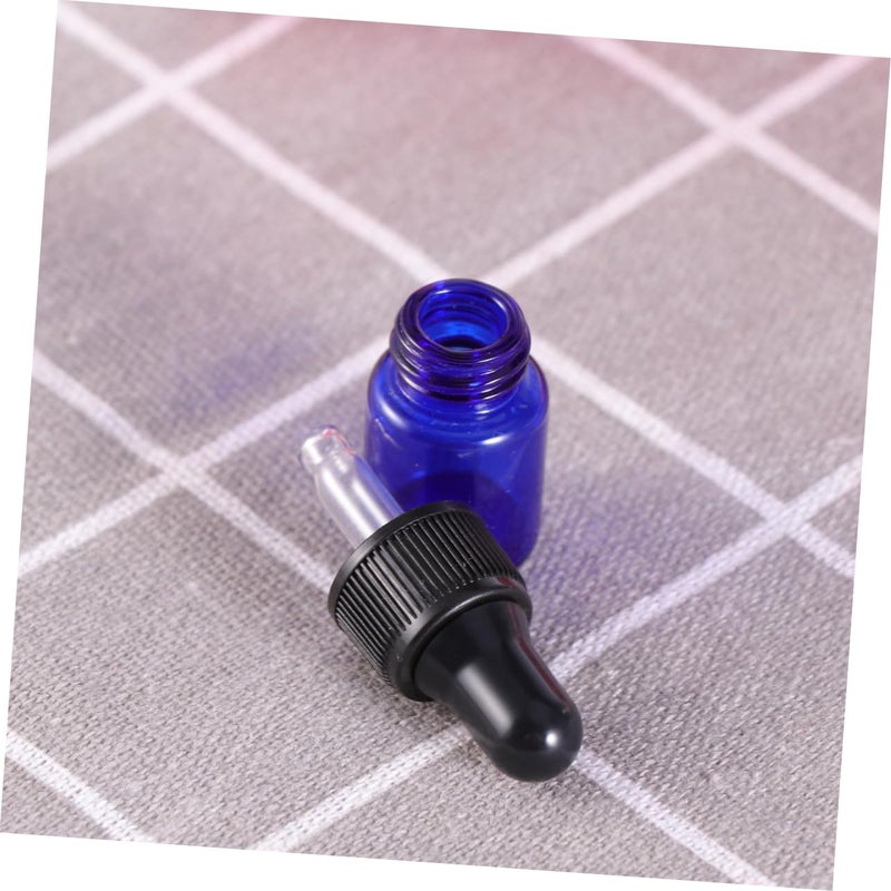 15 Pcs Black Refillable Essential Oil Glass Bottles With Lids For DIY Perfume Sample Vials - Image 5