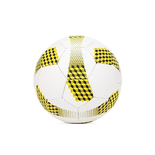 Cosco Synthetic Hi-Power Volley Ball, Size 4 (White/Black/Yellow) - Image 3