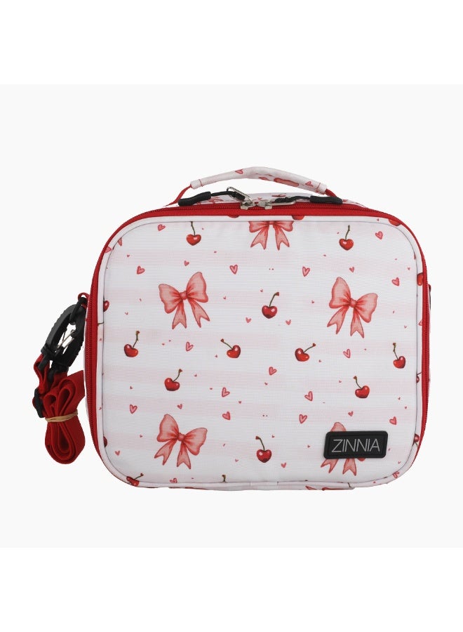 Zinnia Cherry Kids’ Lunch Bag